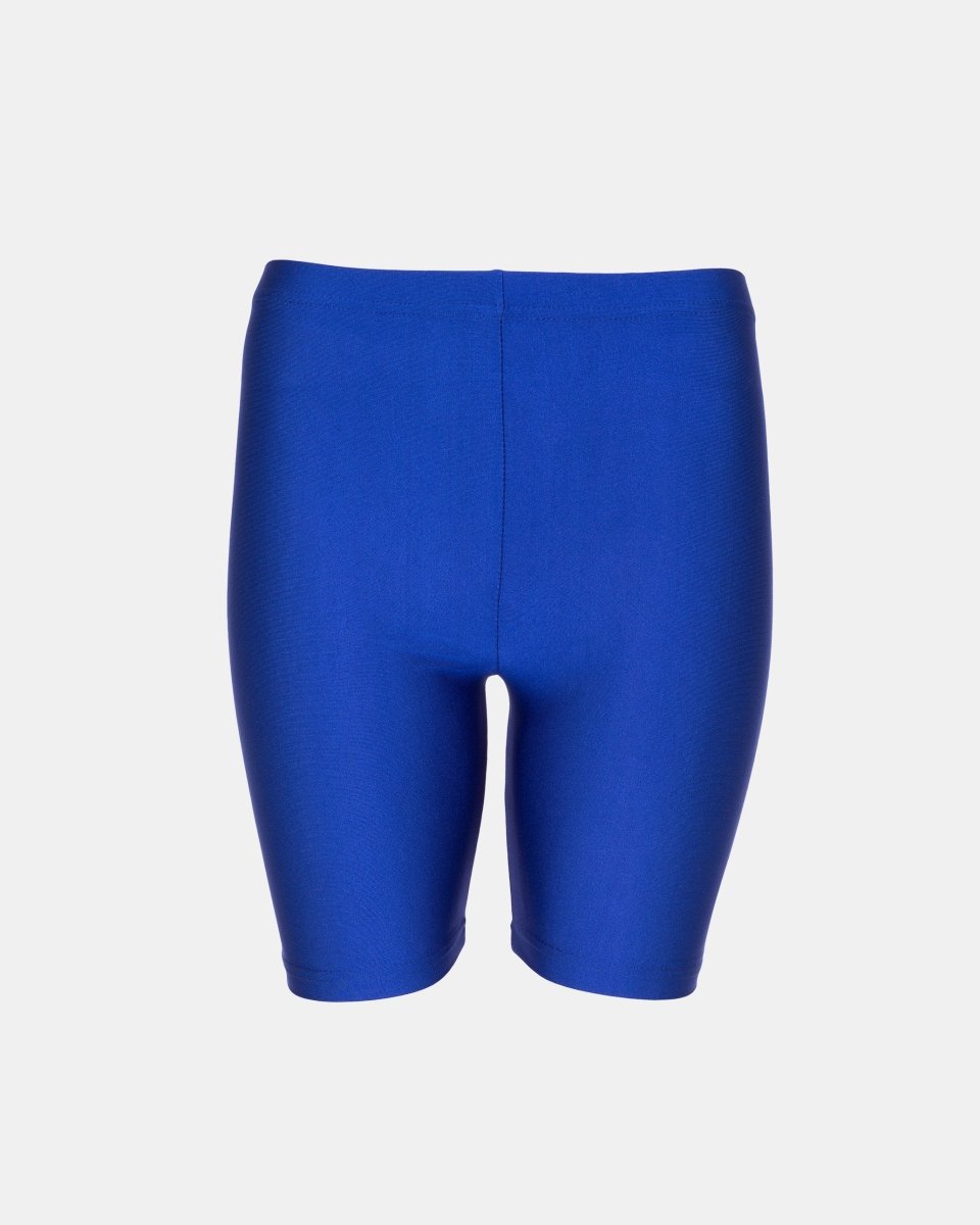 Royal Blue Shiny Nylon Lycra Shorts