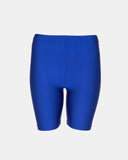 Royal Blue Shiny Nylon Lycra Shorts