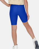 Royal Blue Shiny Nylon Lycra Shorts