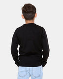 Rudolph Black Kids Christmas Jumpers