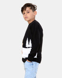 Rudolph Black Kids Christmas Jumpers