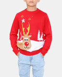 Rudolph Red Kids Christmas Jumpers