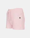 Shell Pink Casual Summer Plain Shorts