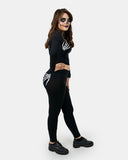 Skeleton Hand Printed Ladies Legging