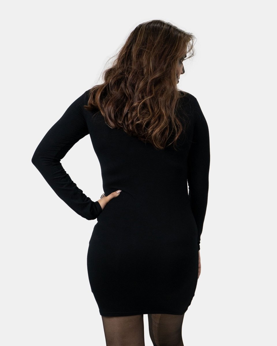 Skeleton Heart Ladies Bodycon Tunic Top