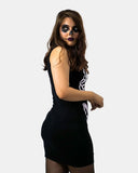 Skeleton Printed Ladies Fancy Costume