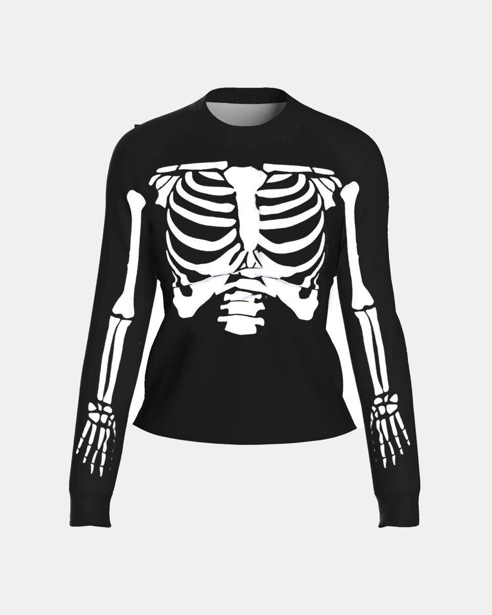 Skeleton Women's Printed Shirt