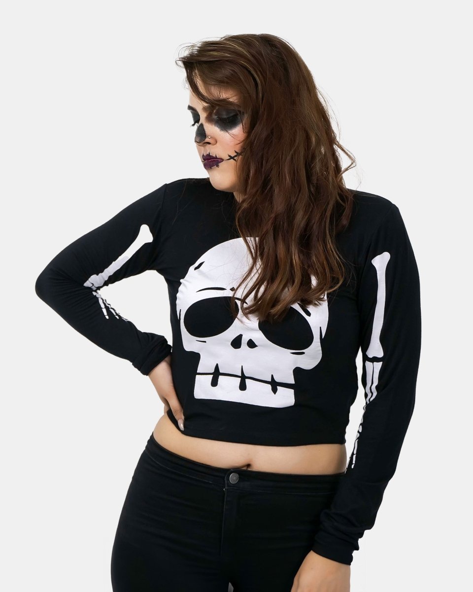 Skull Arms Women's Printed Shirt