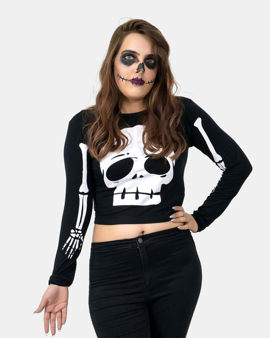 Skull Arms Women's Printed Shirt