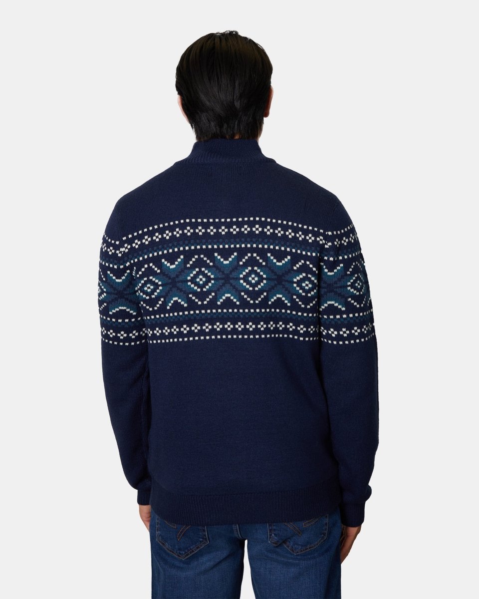 Snowman Mens Navy Christmas Jumper
