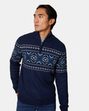 Snowman Mens Navy Christmas Jumper