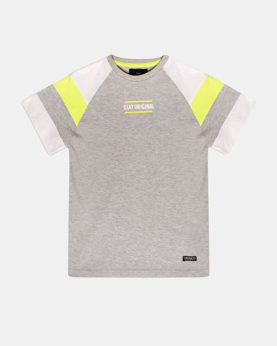 Stay Original Grey Marl Boys T-Shirt