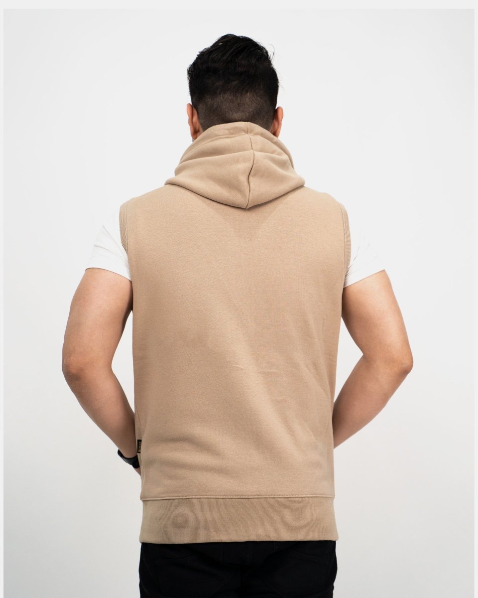 Stone Casual Zip - Up Men's Hoodie