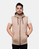 Stone Casual Zip - Up Men's Hoodie
