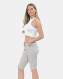 Stone Chino Capri Bengaline Shorts