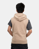Stone Kid's Sleeveless Casual Hoodie
