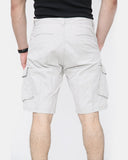 Stone Knee Length Cargo Shorts
