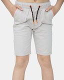 Stone Plain Cotton Drawstring Short