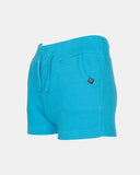 Turquoise Casual Summer Plain Shorts
