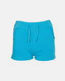 Turquoise Casual Summer Plain Shorts - Noroze