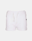 White Casual Summer Plain Shorts