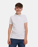 White Kids Plain Polo Shirt