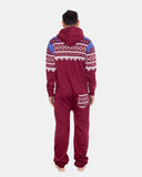 Wine Stylish Aztec Mens Onesie