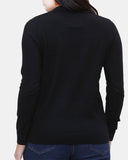 Women Black Bauble Bells Christmas Jumper