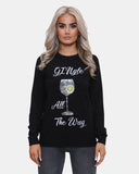 Women Gingle Black Christmas Jumper