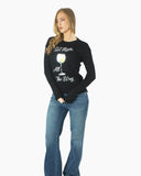Women Gingle Black Christmas Jumper