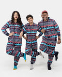 Women Navy Christmas Onesie Set