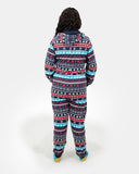 Women Navy Christmas Onesie Set
