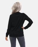 Women Pudding Black Christmas Jumper