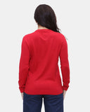 Women Red Jingle Bell Christmas Jumper