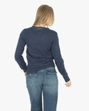 Women Xmas Tree Gift Navy Christmas Jumper