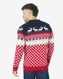 Navy Mens Novelty Knitted Jumpers