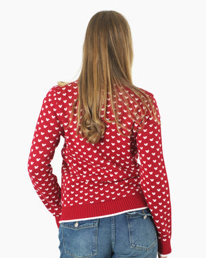 Happy Birthday Jesus Red Womens Jumper