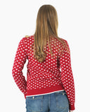 Happy Birthday Jesus Red Womens Jumper