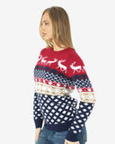 Red Womens Novelty Knitted Jumpers