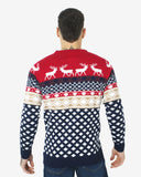 Red Mens Novelty Knitted Jumpers