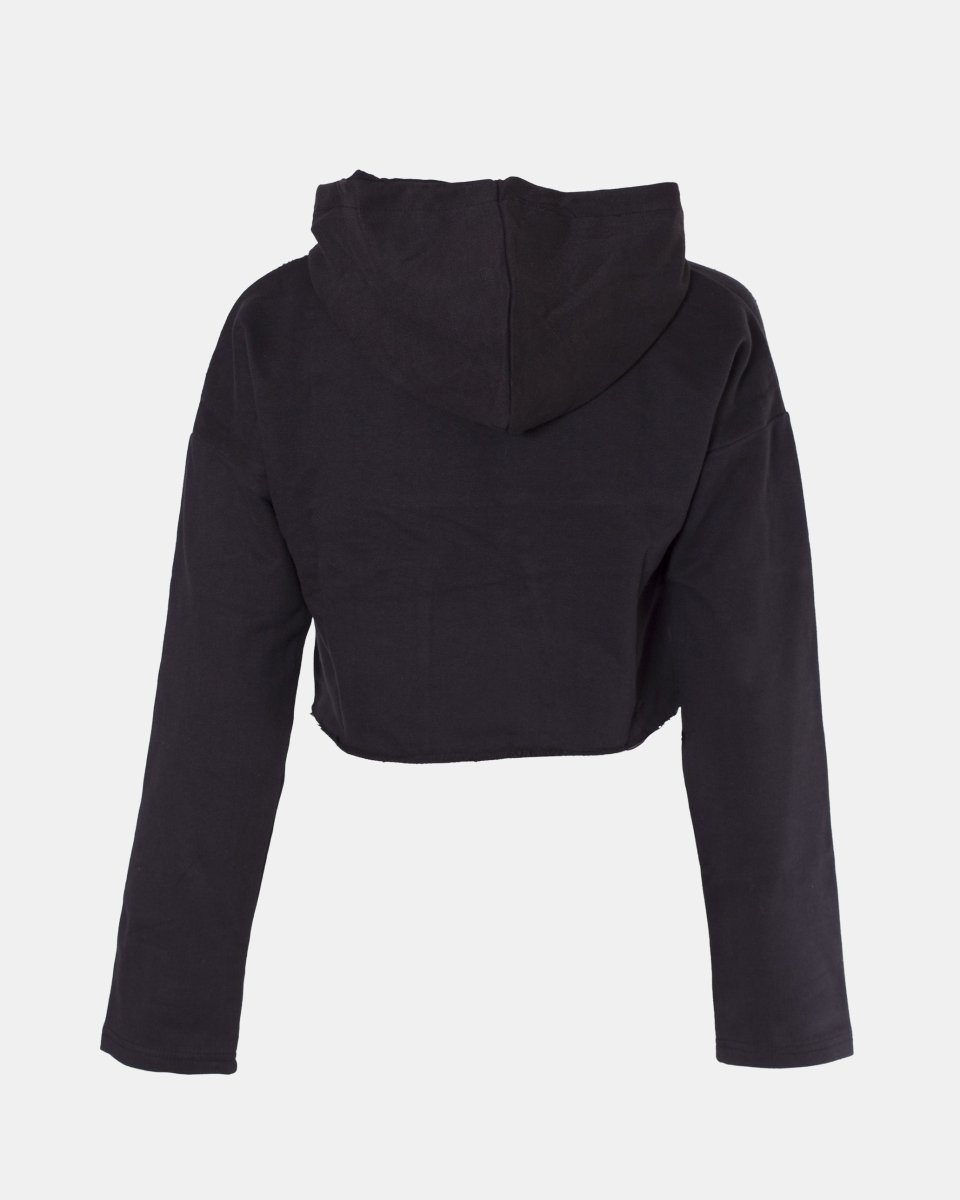 Black Girl's Long - Sleeve Hoodie