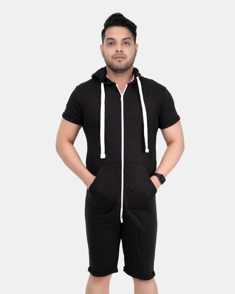 Black Men One - Piece Jumpsuit