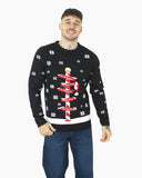 Black Pub Novelty Xmas Jumper