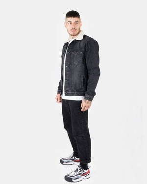 Black Western Style Denim Jacket