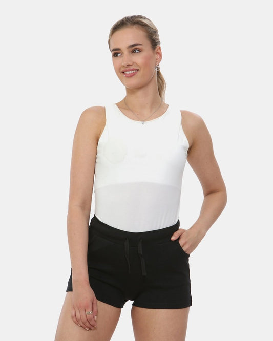 Black Womens Cotton Shorts