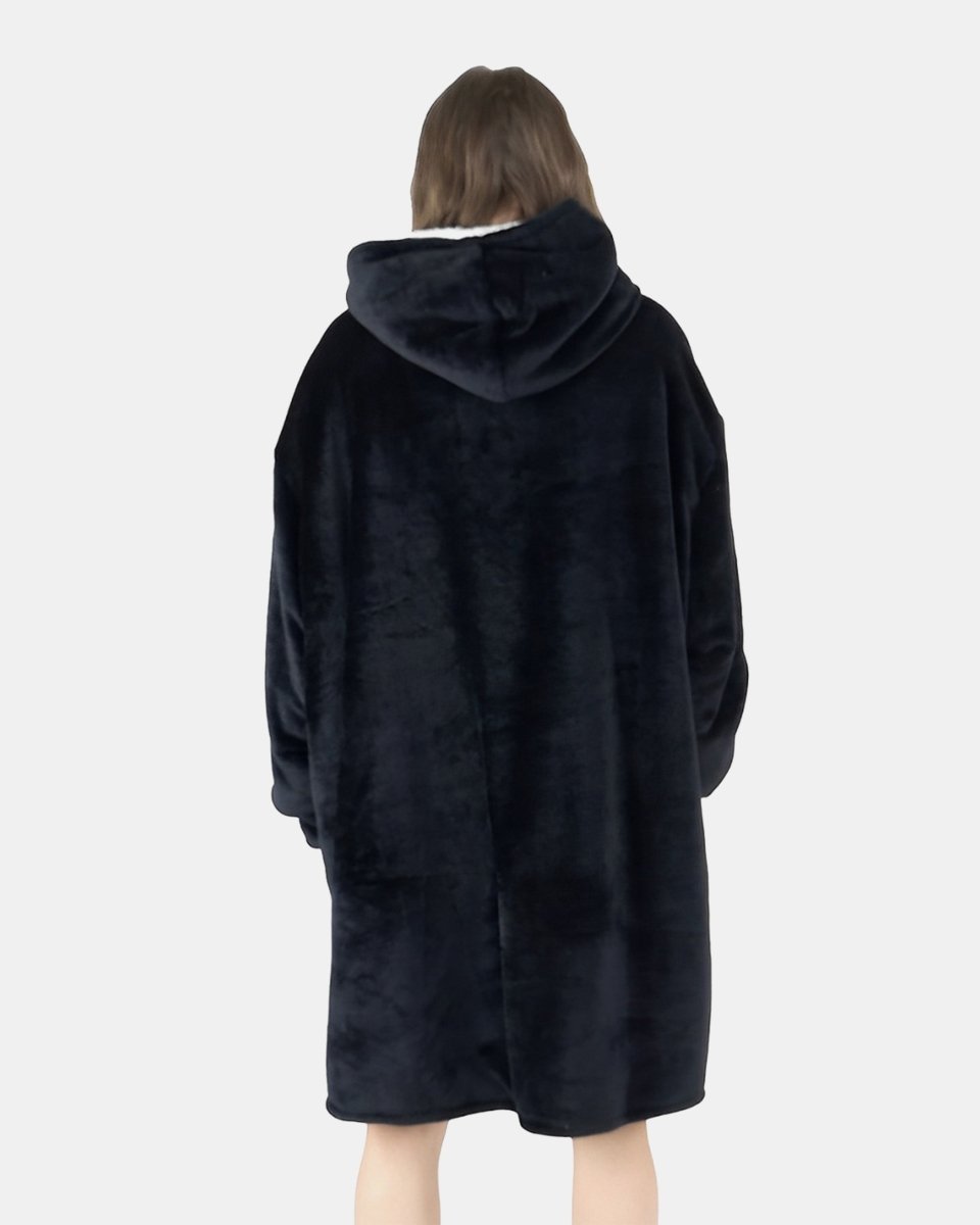 Black Women's Sherpa Lining Hoodie