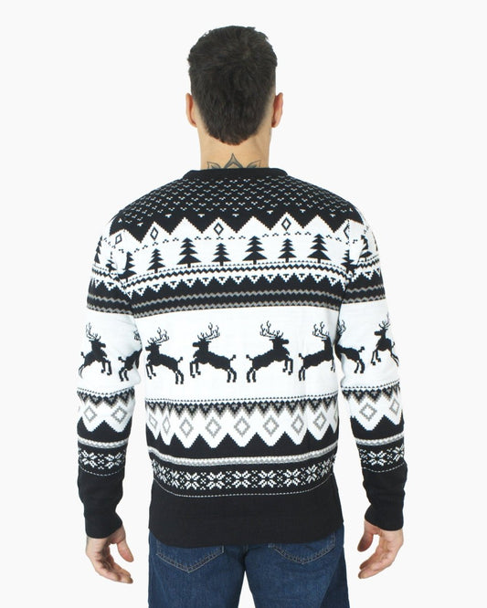 Black Xmas Tree Crewneck Sweatshirt