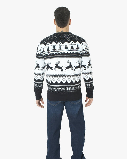 Black Xmas Tree Crewneck Sweatshirt