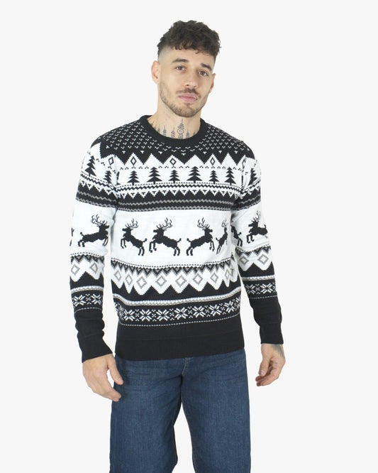 Black Xmas Tree Crewneck Sweatshirt