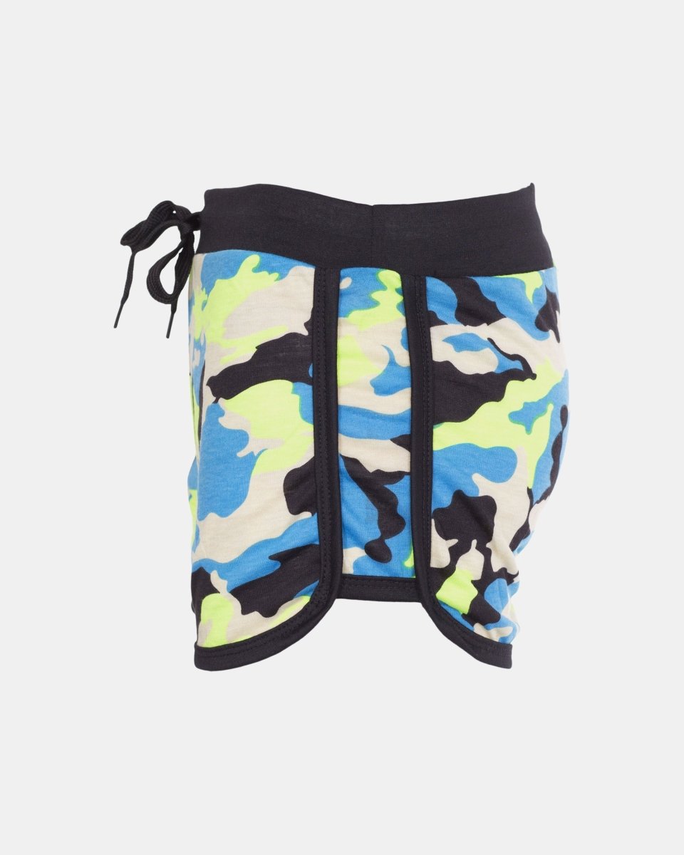 Blue Camouflage Summer Shorts